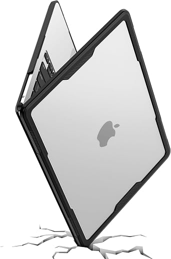 Travel Essential Case for MacBook Air 13 inch, M5 M4 M3 M2 2026-2022 A3449 A3240 A3113 A2681, Thickened Edge, Ultimate Protection TPU Bumper, Matte Solid Protective Case for MacBook Air 13.6