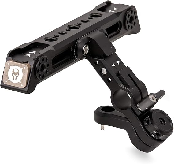 Tilta Adjustable Top Handle Compatible with Sony FX6 Camera Cage | Rotates 180 Degrees for Vertical Shooting, Mounting Points for Accessories | ES-T20-TH2