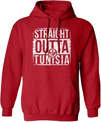 KING THREADS Straight Outta Country 2022 World Soccer Country Flag Fan Hooded Sweatshirt