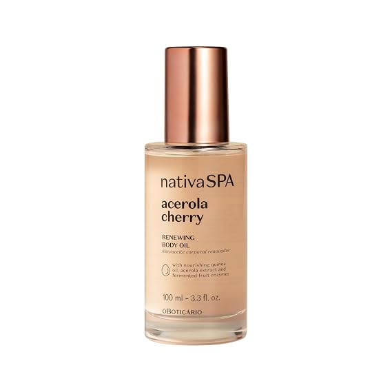 Nativa SPA Acerola Cherry Hydrating Body Oil, 3.38 oz