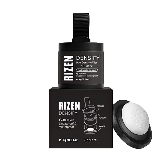 Hairline Powder for Women,Instant Coverage Hairline Powder 0.14OZ(Black)