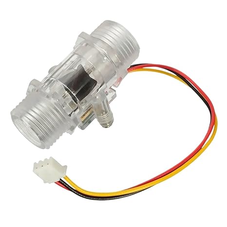 Digital Water Flow Meter High Accuracy 1-30L/min Transparent Water Flow Control Switch Sensor Flowmeter Counter YF-S201C