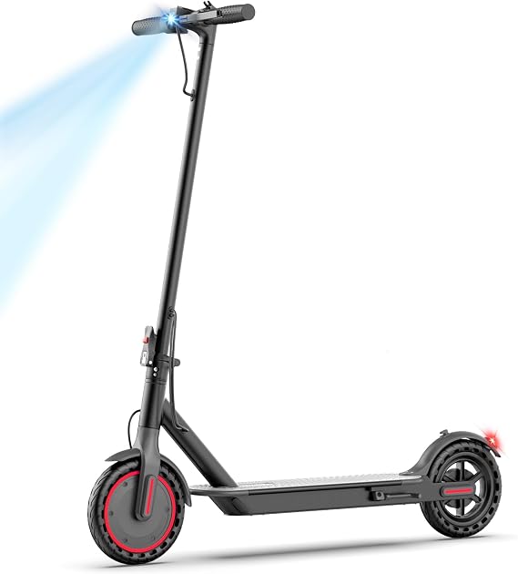 MAXSHOT Electric Scooter for Adults, 8.5/10/14" Tires, 19/22Mph, 350W/500W Motor, 21-28 Miles Range, Folding E-Scooter with Dual Suspension,APP Contro