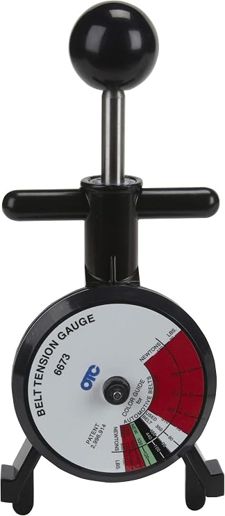 OTC 6673 Universal Belt Tension Gauge | Check for Correct Tension on Drive Belts to Ensure Maximum Belt and Bearing Life