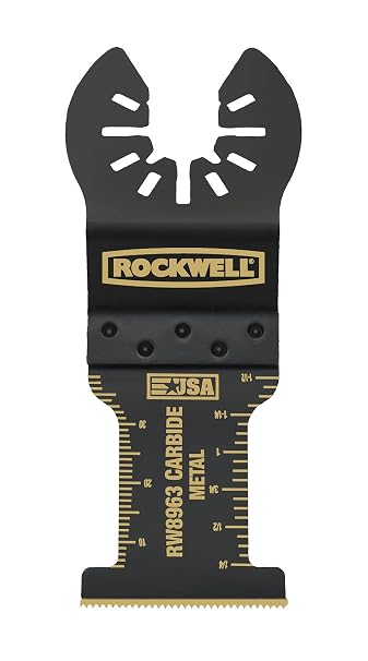 Rockwell RW8963 Tools Sonicrafter Oscillating Multitool Extended Life Carbide End Cut Blade, 1-3/8",Silver