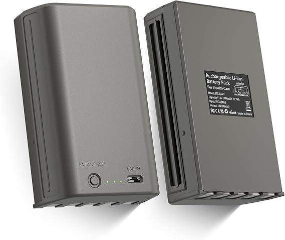 2 Pack Rechargeable Lithium Battery Pack
