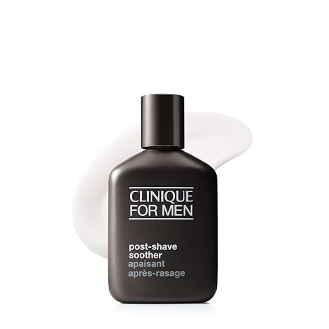 Clinique For Men Post-Shave Soother Face Lotion With Aloe Vera | Hydrating + Soothes Razor Burn | Aftershave For Men, 2.5 Fl Oz