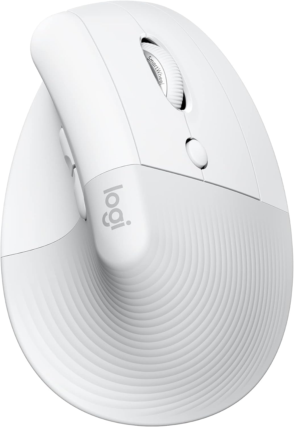 Logitech Lift Wireless Ergonomic Vertical Mouse, 57° Vertical Angle, 4000 DPI, Quiet, For Small and Middle Hands, Bluetooth, Logi Bolt USB Receiver, 24 Months Battery Life, White