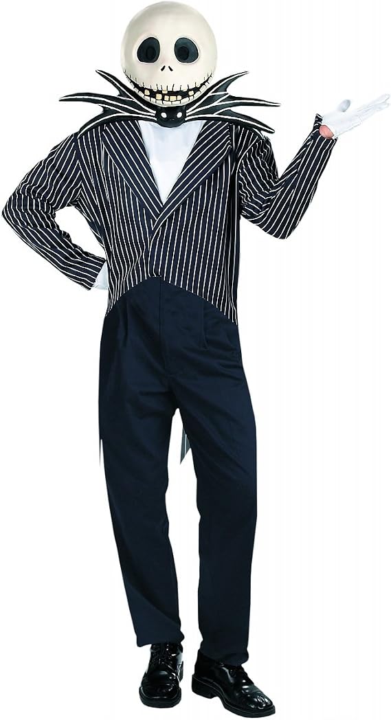 Jack Skellington Deluxe Costume - X-Large - Chest Size 42-46