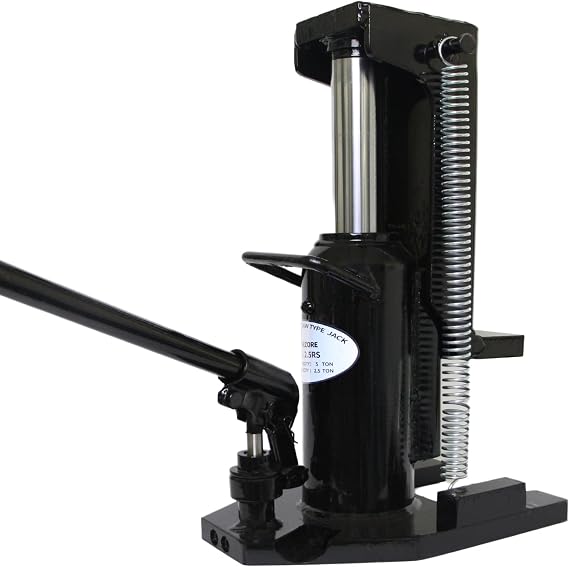 2.5 Ton/5 Ton Toe Jack, Heavy Duty Hydraulic Jack, Dual Purpose 2-in-1 Lifting for Top (5 Ton) & Toe (2.5 Ton) Air Hydraulic Claw Jack for Repair, Workshop, Garage, Industrial Use