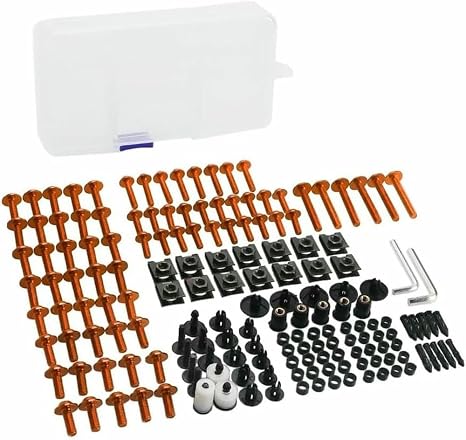 Motorcycle Bolts Kit Screws Complete Full Fairing Bolts Kit Washer Fastener Clips Steel Nuts for Benelli TRK 502x 702x 502 251 Trk502x Trk702x Trk502 Trk251 177pcs
