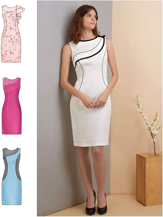 Simplicity Women's Form Fitting Dress Sewing Patterns, Sizes 14-22
