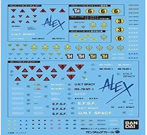 BANDAI Model Kit 55534 51616 Gundam Decal 53 HGUC 0800 Federation