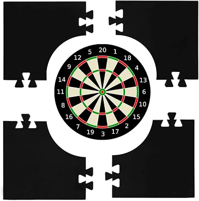 Dartboard Wall Protector - Square Splicing Wall Surround,Dartboard Surround for Wall Protection, Stable Border Dartboard Accessories