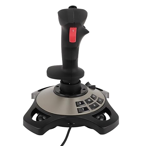 PC Flight Joystick Simulator Control, Vibration Function, Throttle Controls