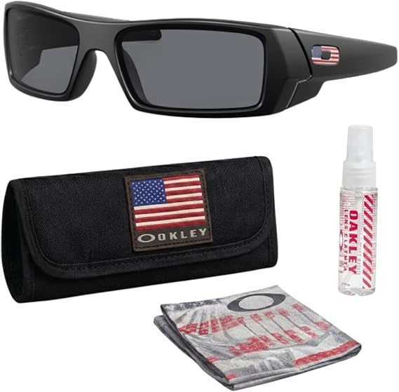 Oakley Standard Issue SI GASCAN USA FLAG Collection Sunglasses With Kit