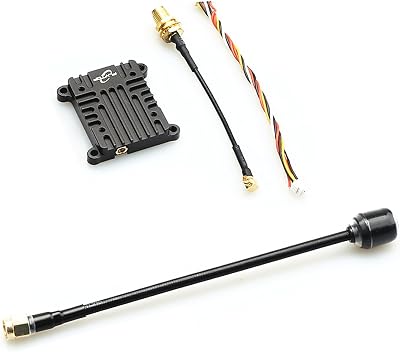 Goolsky 2.5W 4.9G 5.8G High Power VTX FPV Aircraft Model Image Transmission Module 56CH with Antenna, Strong Signal for FPV Activities, Versatile Frequency Options Type 2