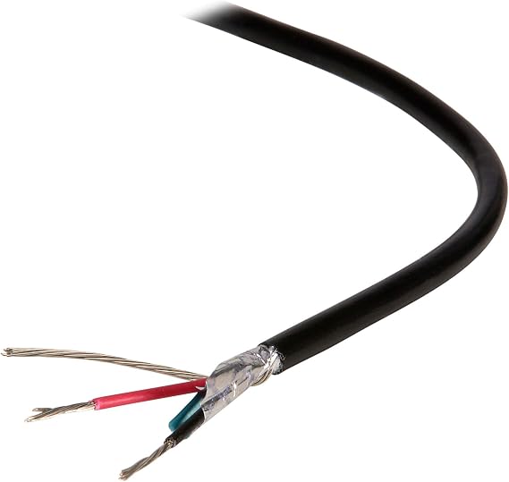Belden Brilliance 8451 22 AWG 2C Mic Line Instrument Cable Beldfoil Shield 100 ft. USA