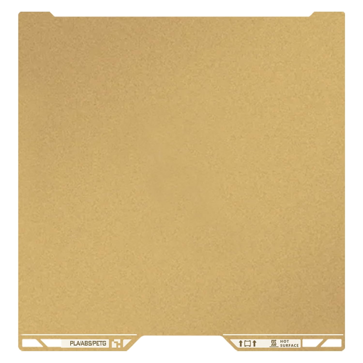 Same as OEM for Bambu H2DH2S Textured PEI Plate with QR Code, 355x346mm Double Sided Flexible Spring Steel Magnetic Platform Print Bed PEI Sheet for Bambu Lab H2DH2S 3D PrinterGold