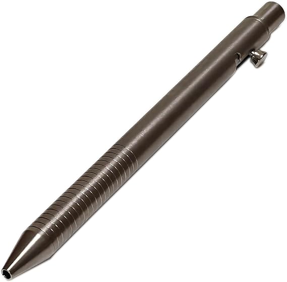 Titanium Pen EDC Outdoor Ballpoint Writing Pen (Silver)