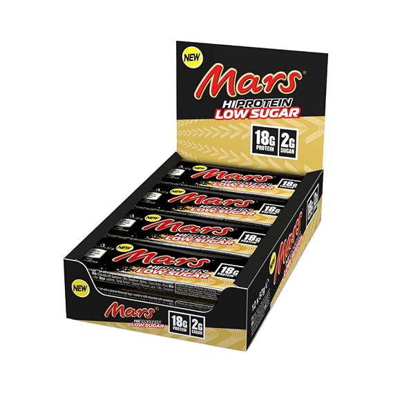 Mars Bars - Low Sugar High Protein Bars - 12x57g,12 Count (Pack of 1)