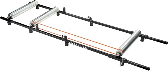 Alloy Rollers, Indoor & Outdoor Premium Cycling Trainer | Precision machined 6061 alloy drums provide the smoothest and quietest indoor cycling ride with tool free adjustability
