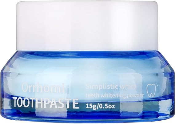 Teeth Whitening Powder, Toothpaste Whitening Powder Stain Removal Without Sensitivity, Natural Teeth Whitener Refreshing Mint Flavor Breath Freshener, 0.5 Ounce (Pack of 1)