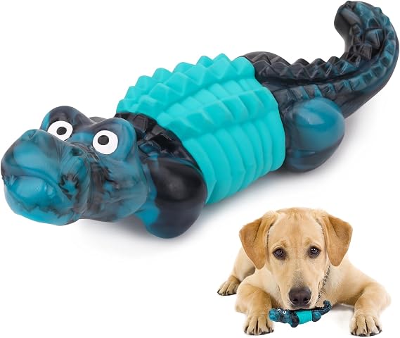 Dog Toys for Aggressive Chewers,Indestructible Dog Toys for Large Dogs,Dog Chew Toys,Super Chewer Dog Toys,Tough Chew Toys for Large Medium Dogs Breed,Real Bacon Flavor