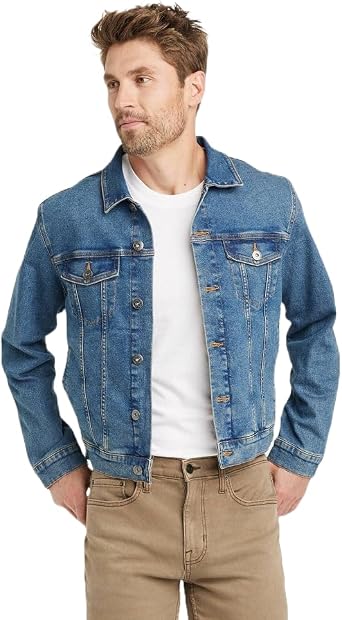Goodfellow & Co Mens Big & Tall Denim Trucker Jacket