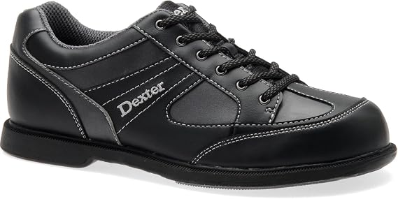 Dexter Mens Classic Bowling Shoes, Black/Gray Rh, 12 US