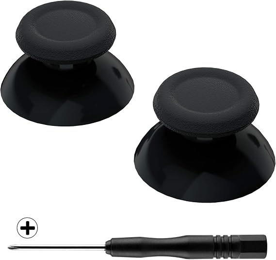 eXtremeRate PS5 Controller Replacement 3D Joystick Thumbstick for PS4 Slim Pro Controller Analog Thumbstick with Screwdriver Black