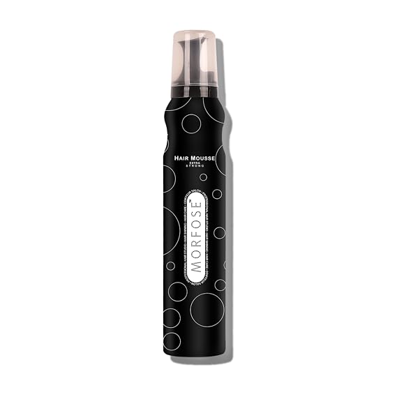 Morfose Volumizing Hair Mousse for Fine Flat Hair, Extra Strong Hold Root Lift Styling Foam for Women and Men, 6.76 Fl Oz