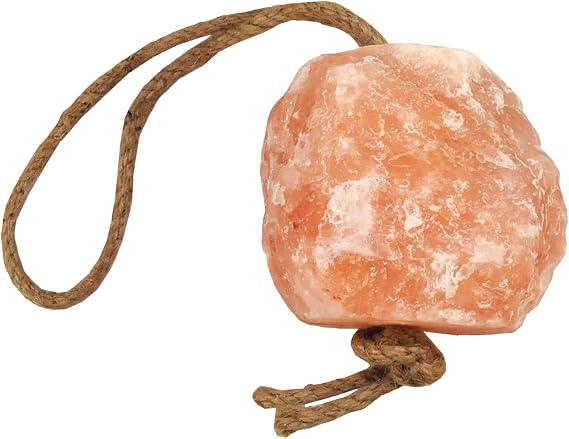 Horsemen's Pride Himalayan Salt Block on Rope for Horses, 2.2 Pounds, SS22 | on Rope