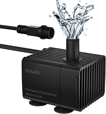 Replaced Ultra Quiet 50GPH Water Pump 190 LH 1W for ERAARK Aquarium Smart Fish Tank