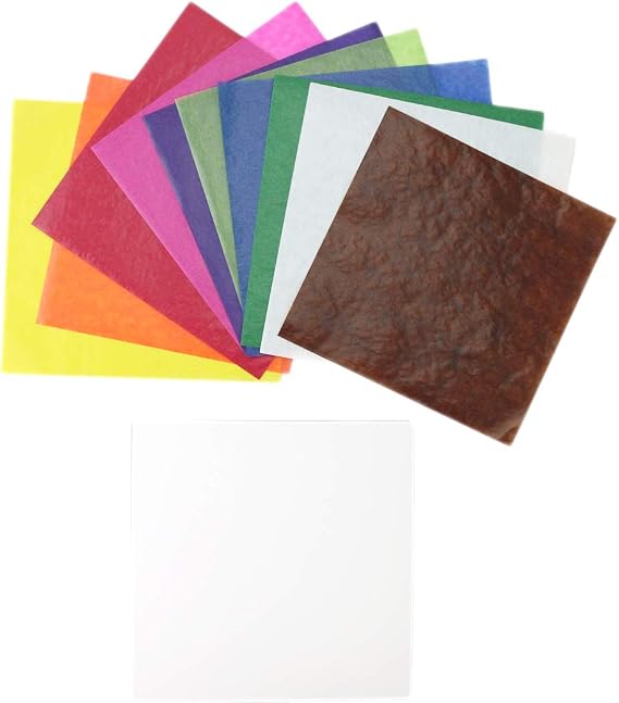 Kite Paper, Assorted Colors, 100 Sheets, 6.25" Square by Mercurius