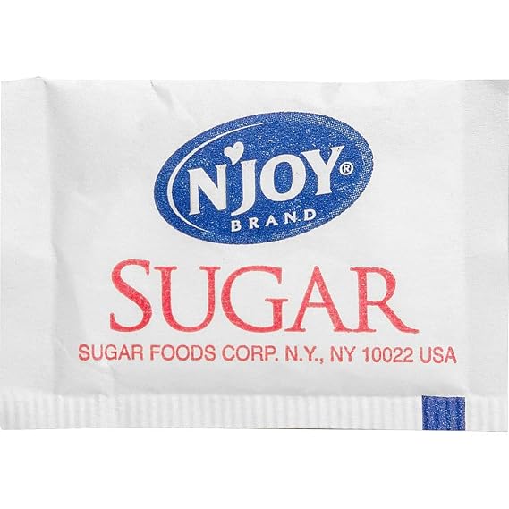 Pure Cane Sugar Packets, 1/10 oz Packets
