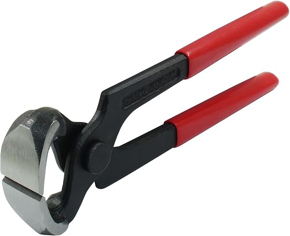7 Inch Nail Puller, High Leverage End Cutting Pliers Chrome Vanadium Steel Wire Cutter, Finish Carpenters Pincers for Pulling Nails/Carpenters