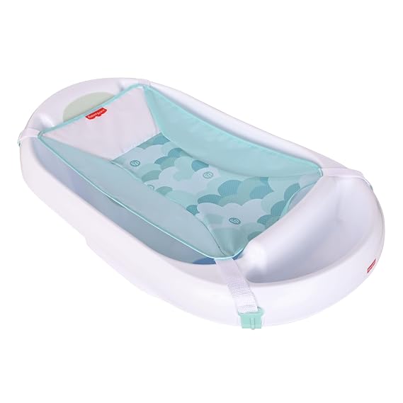 Fisher-PriceTM 3-N-1 Grow with Baby Infant to Toddler Bath Tub with Supportive Sling