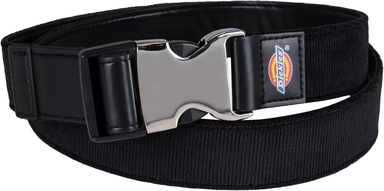 Dickies Womens Adjustable Fit Fabric Web Streetwear Belt with Speed Clip Buckle