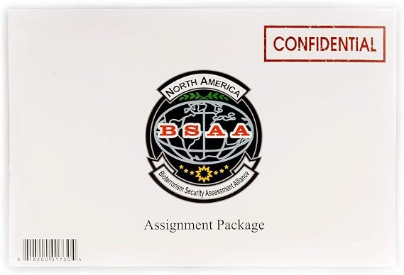 Resident Evil Exclusive BSAA New Hire Kit | Includes 11 Adhesive Decals & 1 I.D. Badge