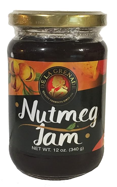 MORNE DELICE Nutmeg JAM - Gourmet Product of Grenada (340g - 12 Oz)