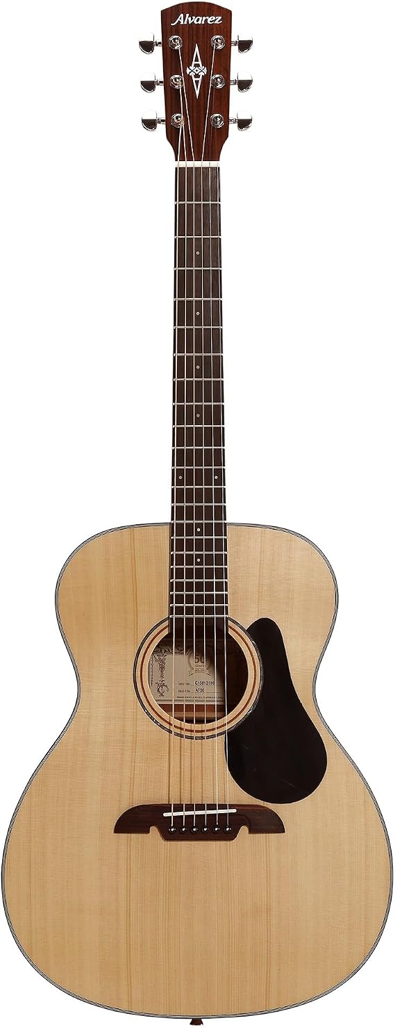 Alvarez Artist Series AF30 Folk Guitar, Natural/Glass Finish