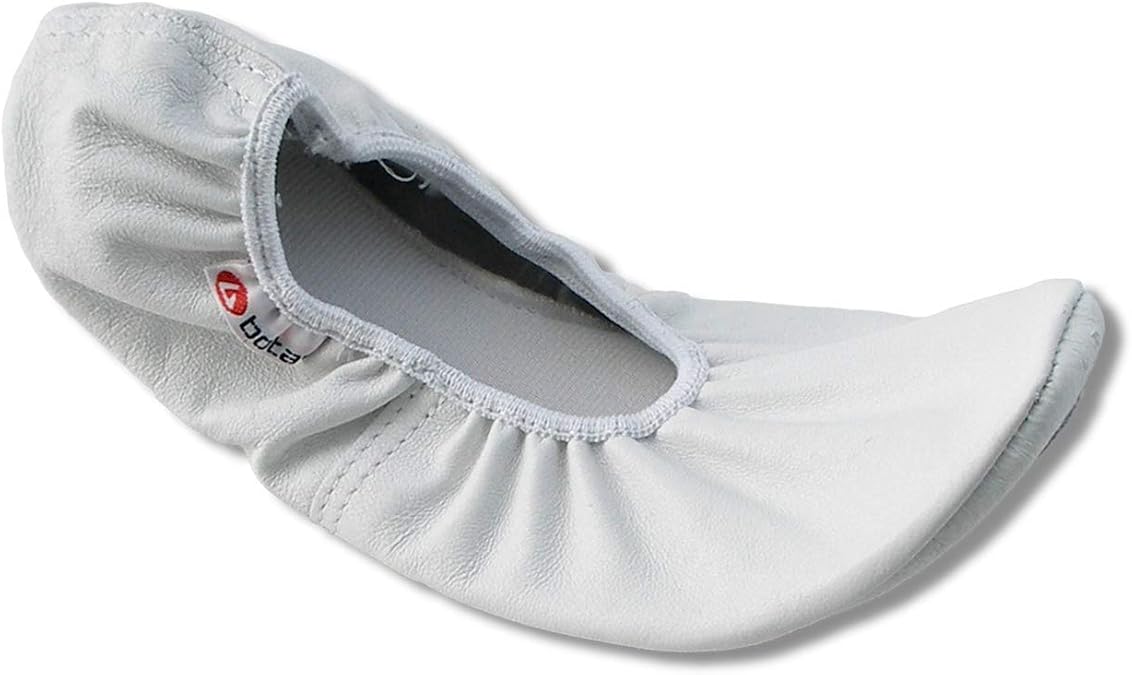 Botas Dancing & Ballet Flats, Gymnastics Exercise Shoes from Natural Leather for Women and Girls