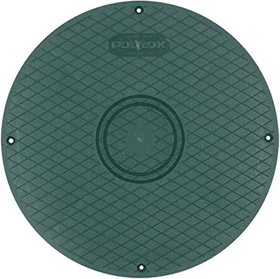 Polylok 12" Flat Cover/Lid (PN: 3017-C)