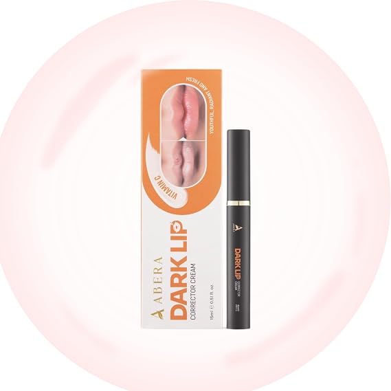 ABERA Dark Lips Corrector Cream, Lip Lightening For Dark Lips For Men & Women, Moisturizing Lip Plumper with Shea Butter, 0.51 Fl Oz