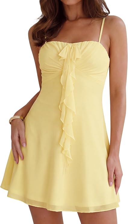 Parthea Summer Sleeveless Sexy Mini Dress