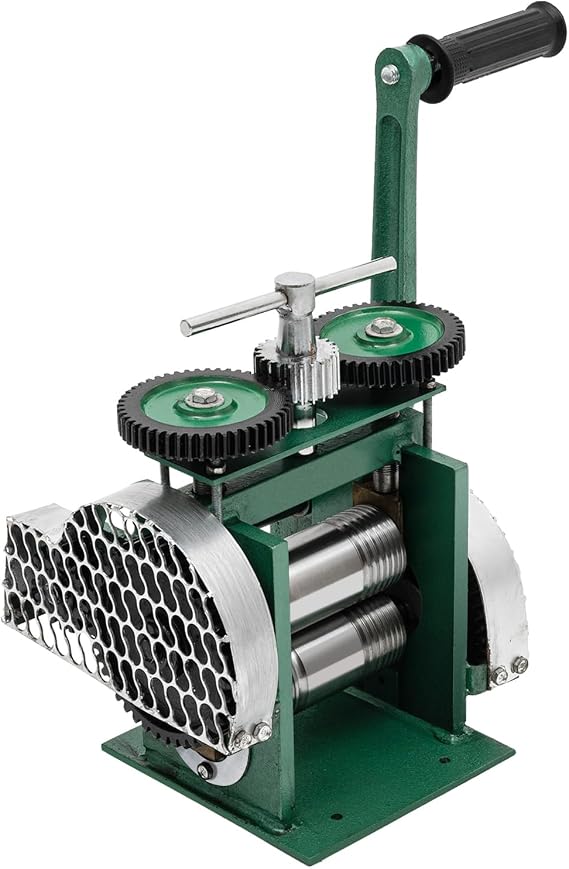DGEAYUE Jewelry Rolling Mill Machine,120mm Width Combination Rolling Mill1:3 Presser Rolling Mills Jewelry DIY Tool Rollers Metal