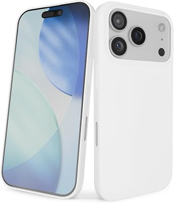 PEEL Super Thin Case for iPhone 17 Pro Jet White Sleek Minimalist Design, Branding-Free, Ultra Slim Protects & Showcases Your Device