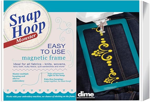 Snap Hoop Monster for Baby Lock/Brother (4" x 4")