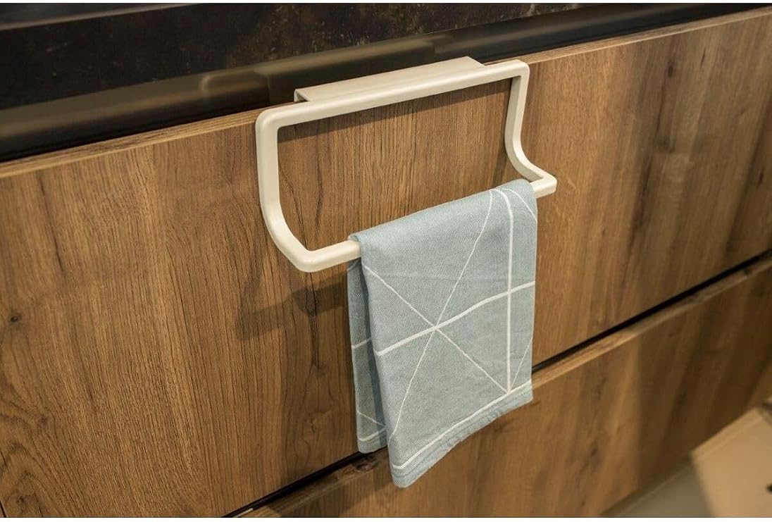 Kitchen Bathroom Towel Hanger-beige